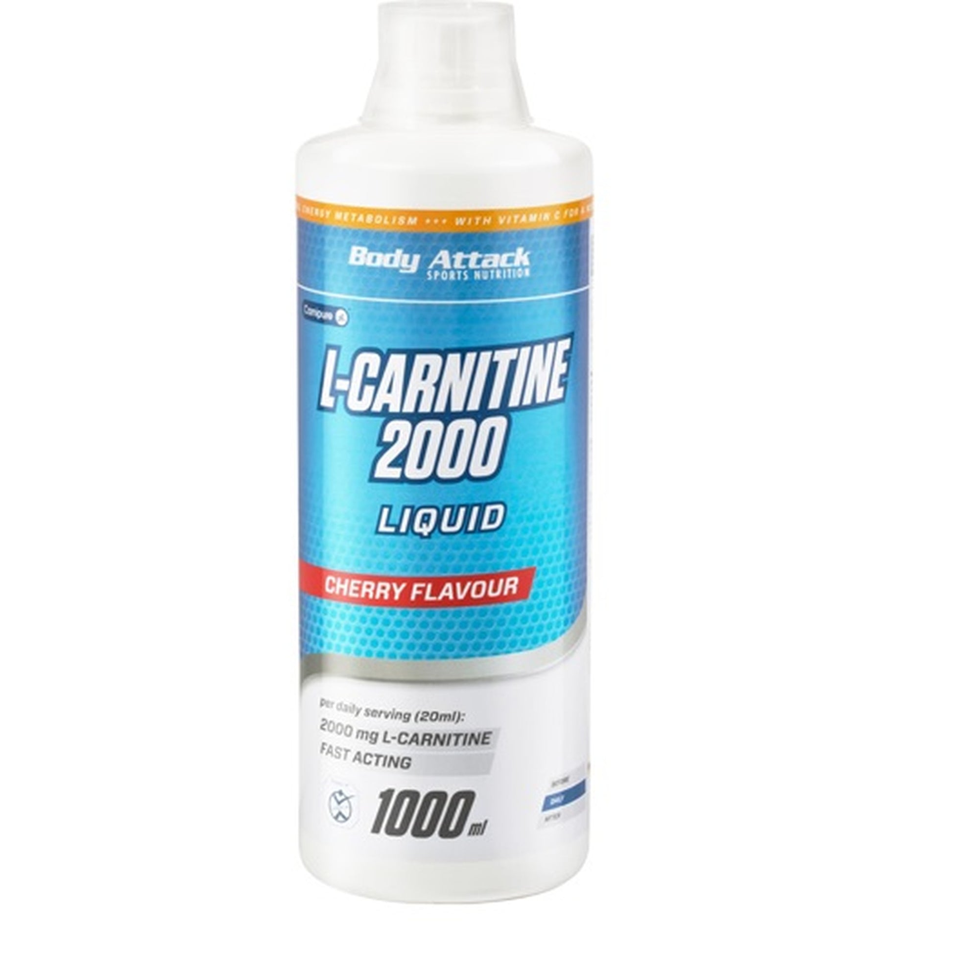 Body Attack L-Carnitine Liquid 2000, 1000ml - SHOPOUTLET24. Der Protein und Supplement Dealer