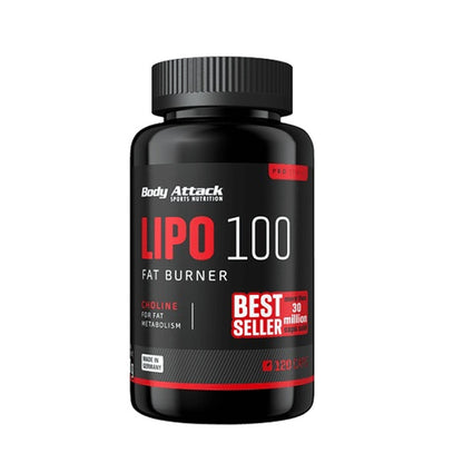 Body Attack Lipo 100 (120 Kapsel) - SHOPOUTLET24. Der Protein und Supplement Dealer