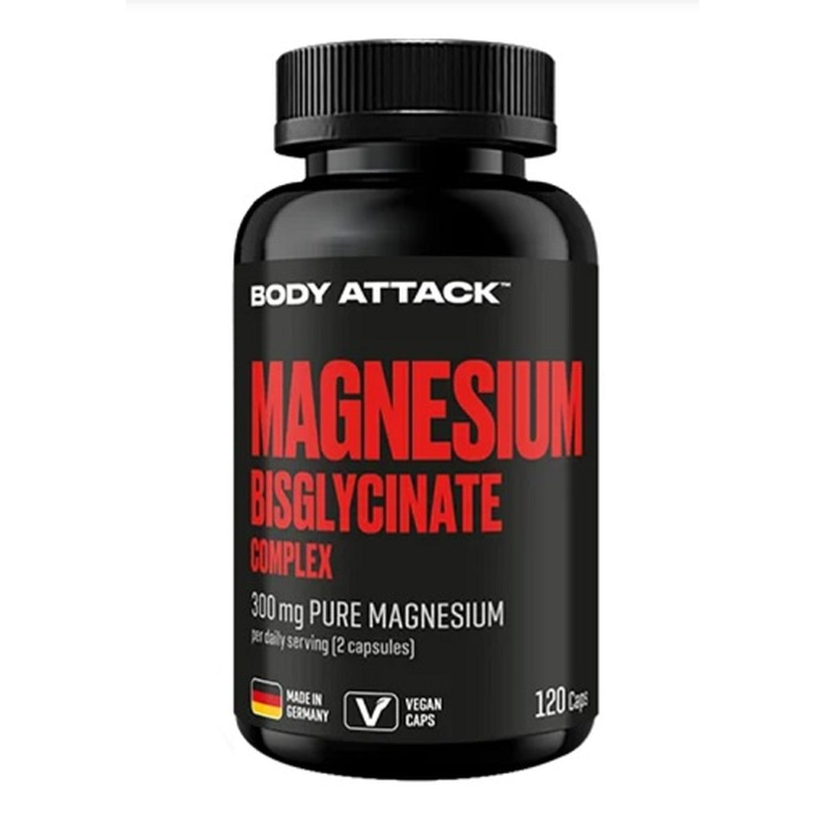 Body Attack Magnesium Bisglycinat 120 Kapseln - SHOPOUTLET24. Der Protein und Supplement Dealer