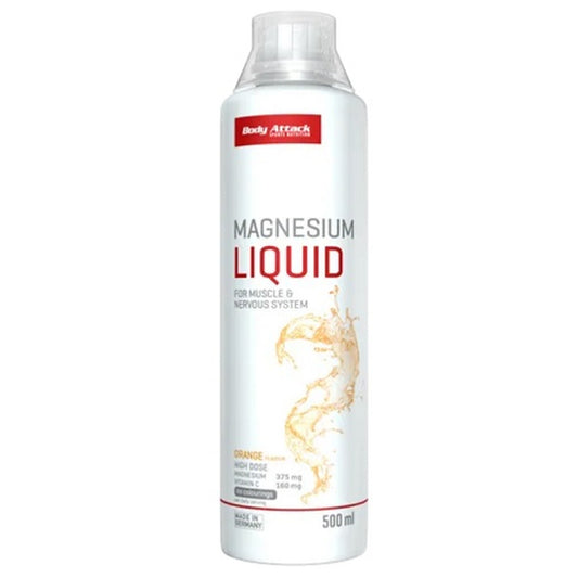 Body Attack Magnesium Liquid Orange 500ml - SHOPOUTLET24. Der Protein und Supplement Dealer