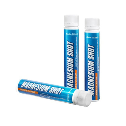 Body Attack Magnesium Shots 20x25ml - Orange - SHOPOUTLET24. Der Protein und Supplement Dealer