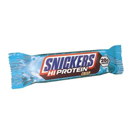 Snickers HI Protein Crisp Bar (12x55g) - Milk Chocolate - SHOPOUTLET24. Der Protein und Supplement Dealer