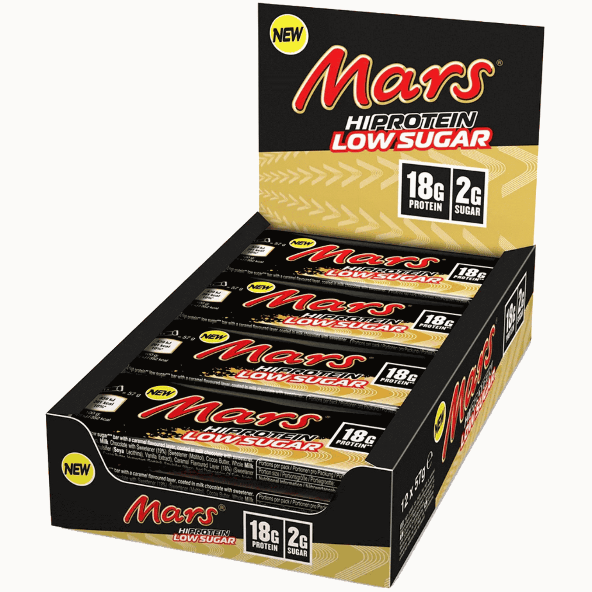 Mars Low Sugar High Protein Bar 12x57g - SHOPOUTLET24. Der Protein und Supplement Dealer