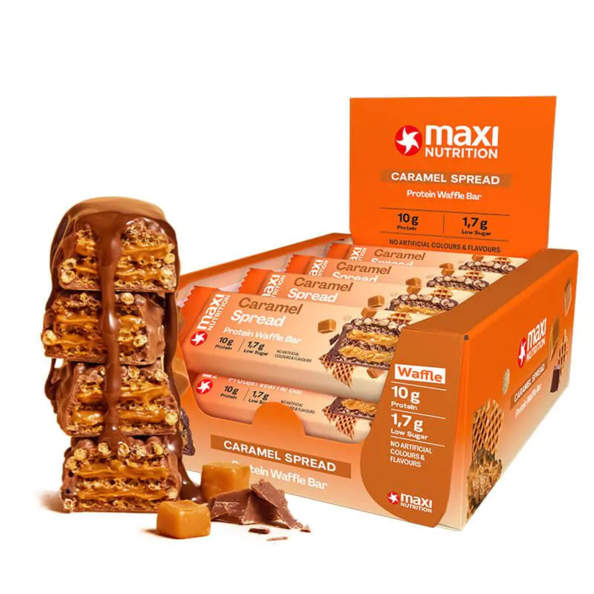 MaxiNutrition Protein Waffle Bar 12x40g - SHOPOUTLET24. Der Protein und Supplement Dealer
