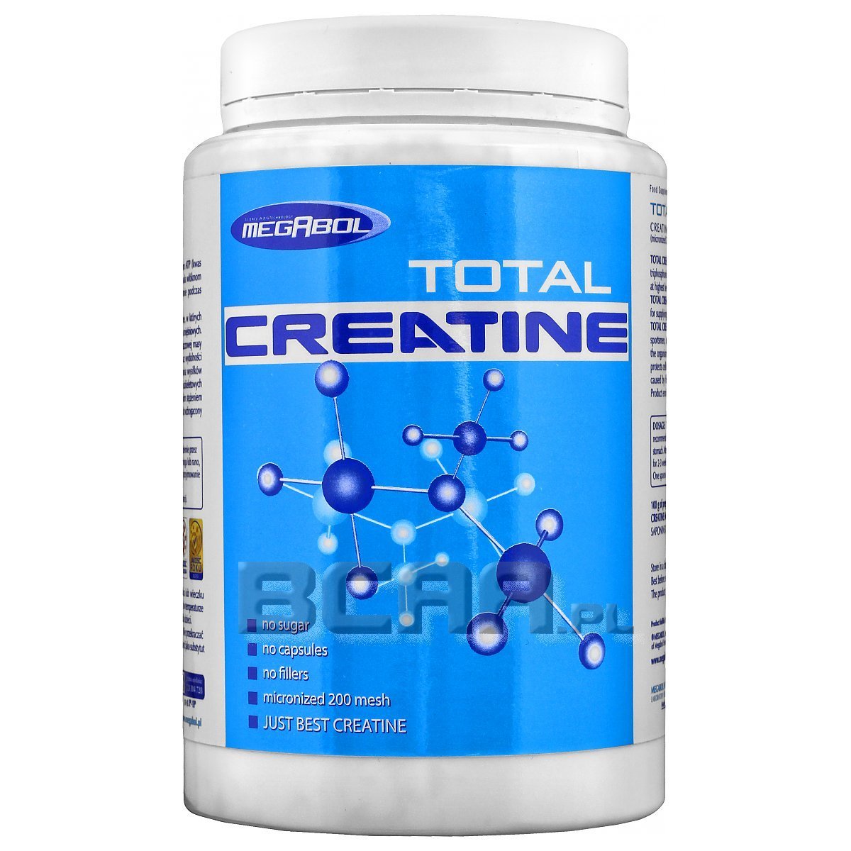 Megabol Total Creatine 500g - SHOPOUTLET24. Der Protein und Supplement Dealer