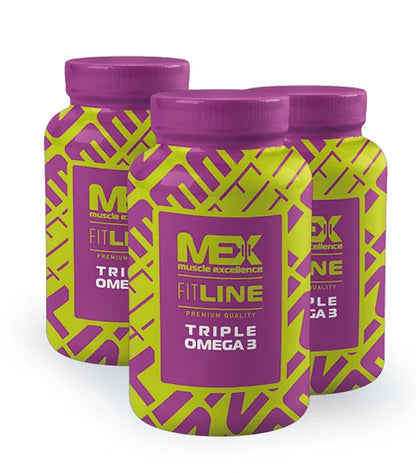 MEX Triple Omega 3 - Triglyceride 90 Softgels - SHOPOUTLET24. Der Protein und Supplement Dealer