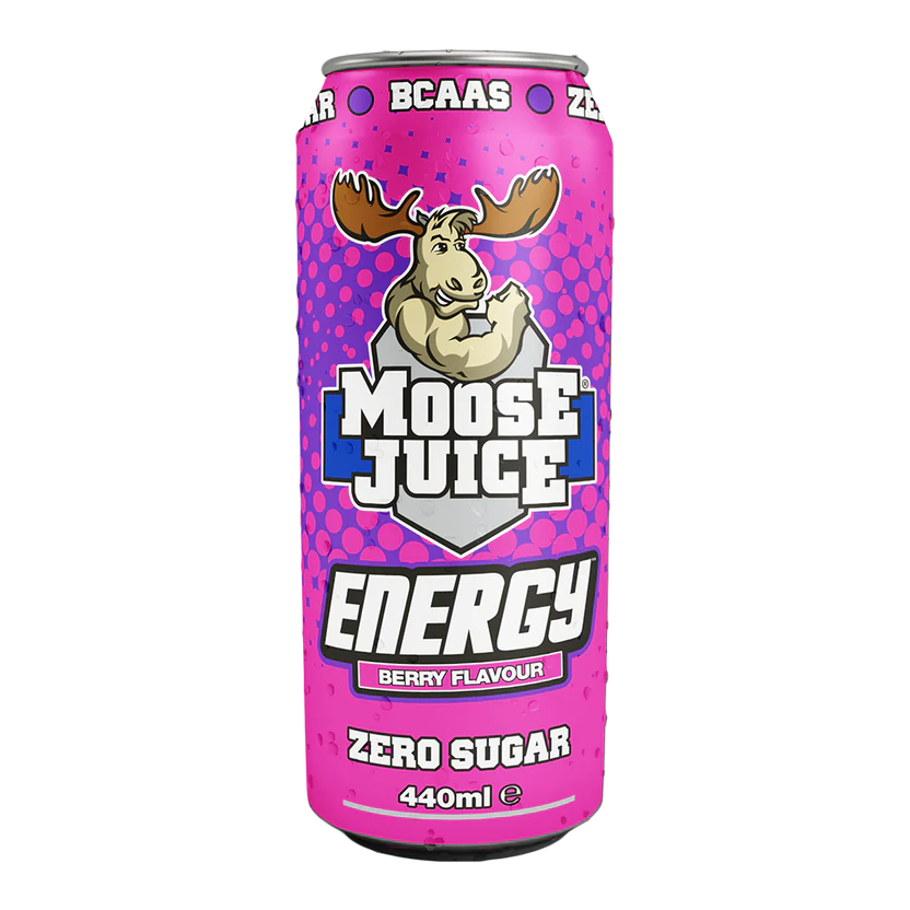 Muscle Moose Juice Energy Drink Zero Sugar - (12x440ml)