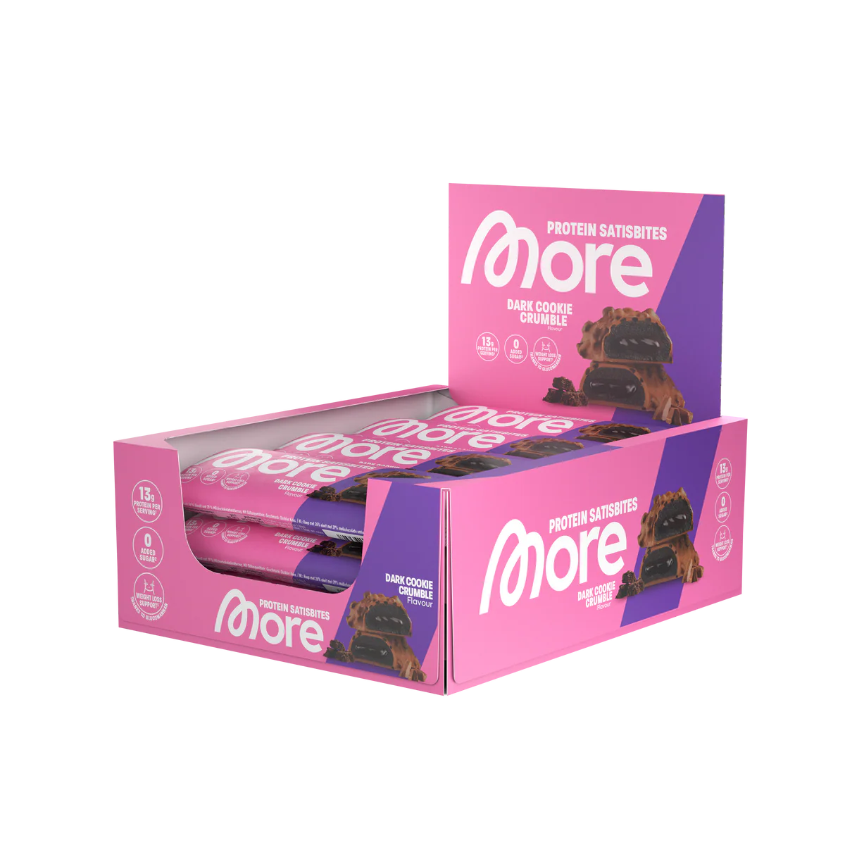 More Nutrition Protein Satisbites 12 x 2x25g - SHOPOUTLET24. Der Protein und Supplement Dealer