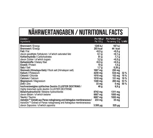 MST - Aqua Power Electrolyte Boost - 360g Orange - SHOPOUTLET24. Der Protein und Supplement Dealer