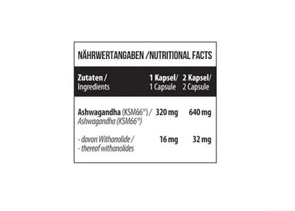 MST - Ashwagandha KSM 66® - 120 Caps - SHOPOUTLET24. Der Protein und Supplement Dealer