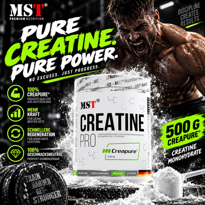 MST - Creatin Pro CREAPURE 500g - SHOPOUTLET24. Der Protein und Supplement Dealer