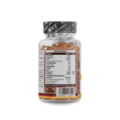 MST - Curcumin NovaSol® 60 Liquid Capsules - SHOPOUTLET24. Der Protein und Supplement Dealer
