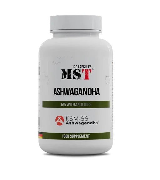 MST - Ashwagandha KSM 66® - 60 Caps - SHOPOUTLET24. Der Protein und Supplement Dealer