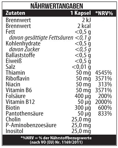 MST - B-Complex Professional 60 Kapseln - SHOPOUTLET24. Der Protein und Supplement Dealer