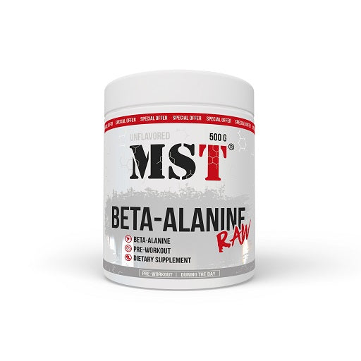 MST - Beta Alanine RAW 500g - SHOPOUTLET24. Der Protein und Supplement Dealer