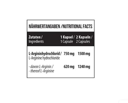 MST - L-Arginine - 120 Kaps. - SHOPOUTLET24. Der Protein und Supplement Dealer