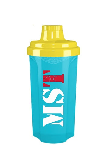 MST - Shaker Yellow Transparent  Peacock Blue 700ml - SHOPOUTLET24. Der Protein und Supplement Dealer