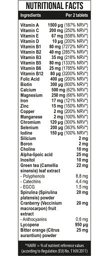 MST - VITAMIN KICK 60 Tabl. - SHOPOUTLET24. Der Protein und Supplement Dealer