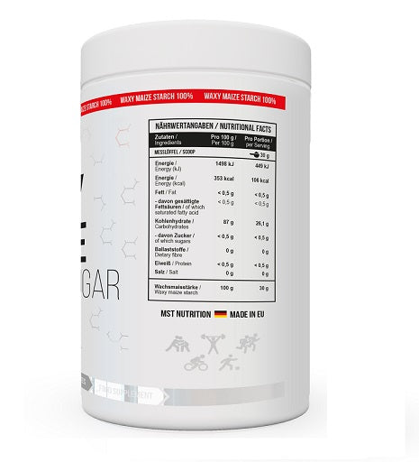 MST - WAXY MAIZE 1000G - SHOPOUTLET24. Der Protein und Supplement Dealer
