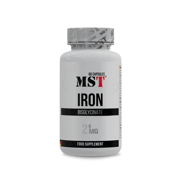 MST - Iron Bisglycinate 60 Caps - SHOPOUTLET24. Der Protein und Supplement Dealer