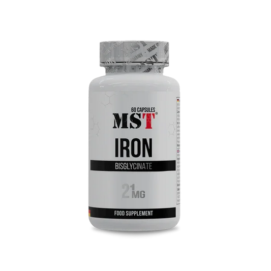 MST - Iron Bisglycinate 60 Caps - SHOPOUTLET24. Der Protein und Supplement Dealer