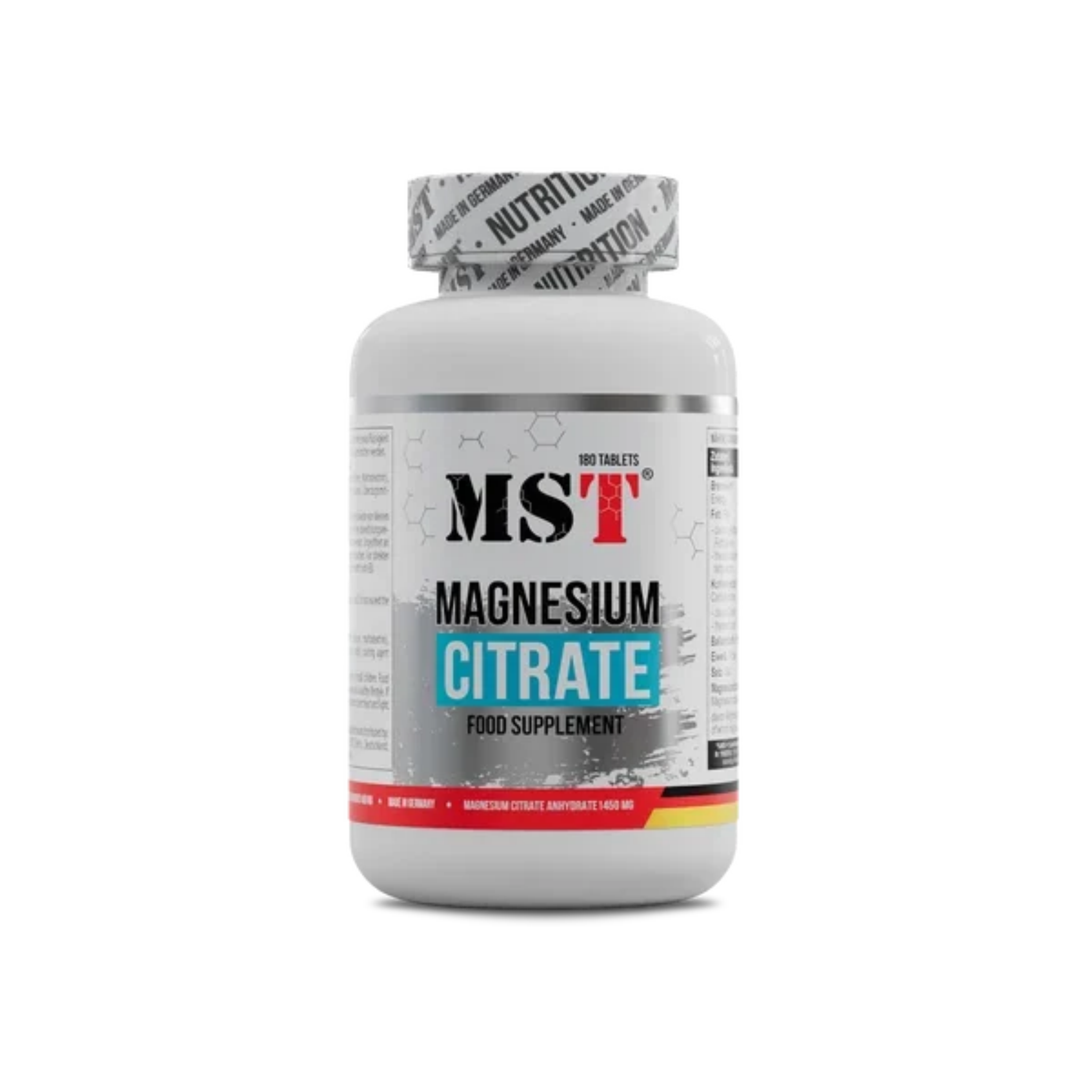 MST - Magnesium Citrat 200mg - 180 Tab - SHOPOUTLET24. Der Protein und Supplement Dealer