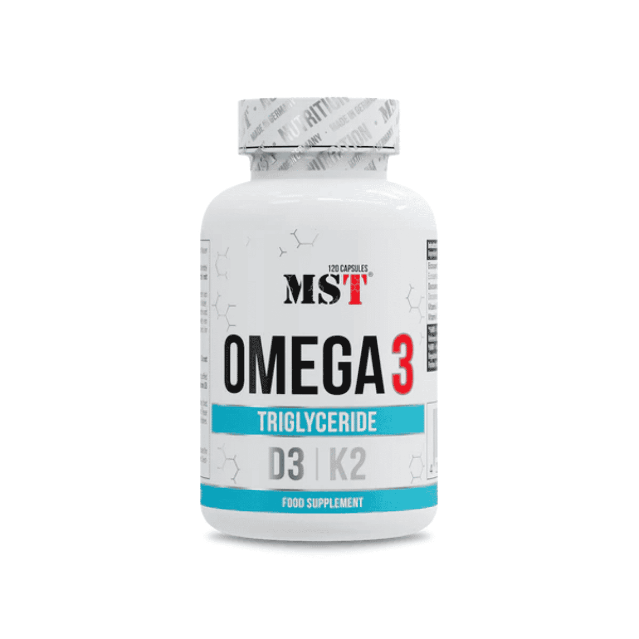 MST - Omega 3 500 mg D3  K2 120 Softgels - SHOPOUTLET24. Der Protein und Supplement Dealer