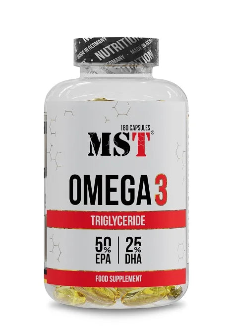 MST - Omega 3 TRIGLYCERIDE  75% - 180 Softgels - SHOPOUTLET24. Der Protein und Supplement Dealer