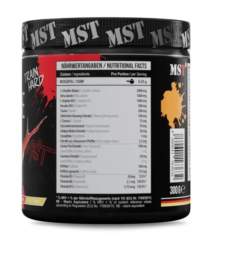 MST - Hurricane Pump 300g - SHOPOUTLET24. Der Protein und Supplement Dealer