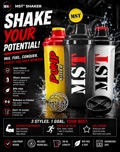 MST - Shaker 700ml - SHOPOUTLET24. Der Protein und Supplement Dealer