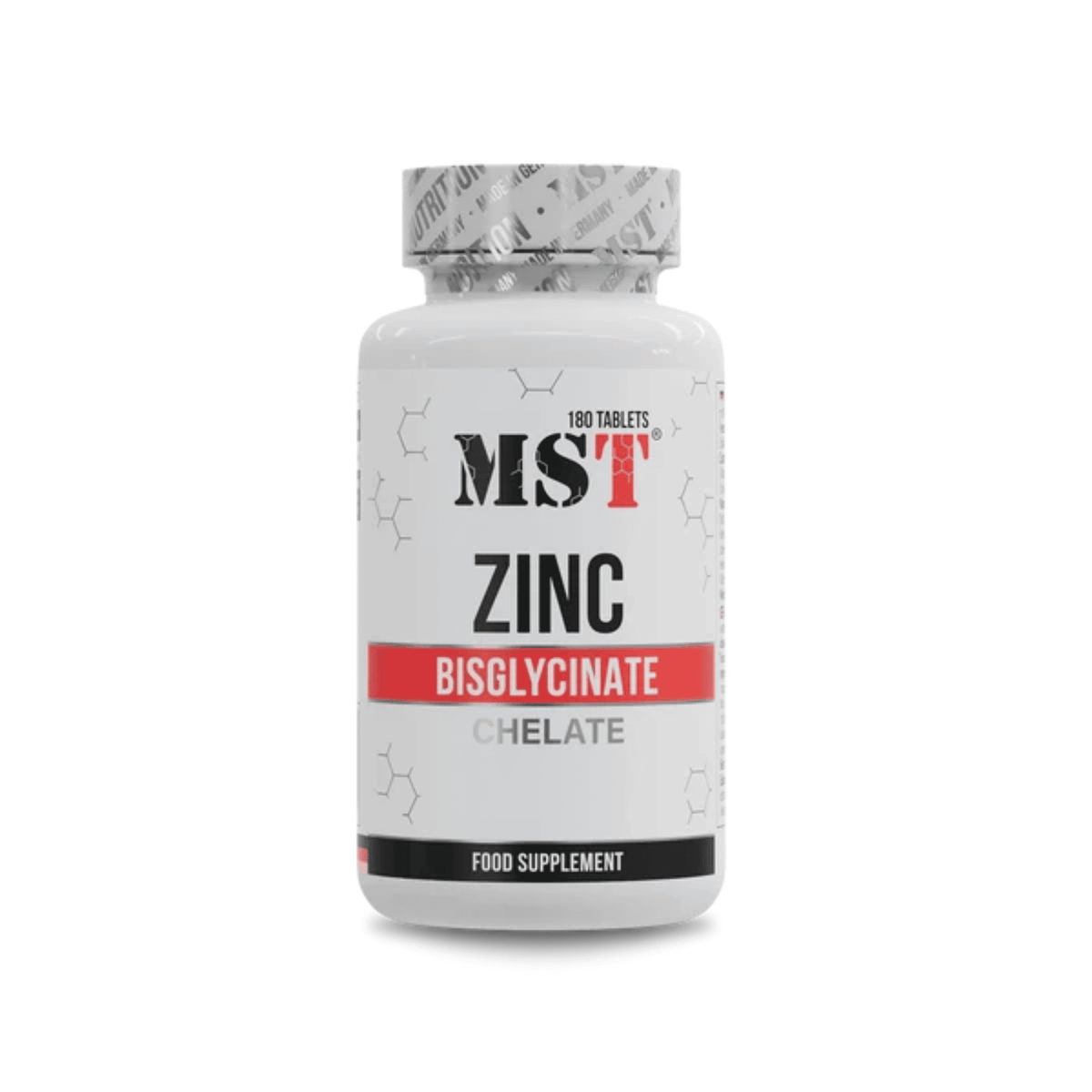 MST - Zinc Chelate Bisglycinate 180 Tabletten - SHOPOUTLET24. Der Protein und Supplement Dealer