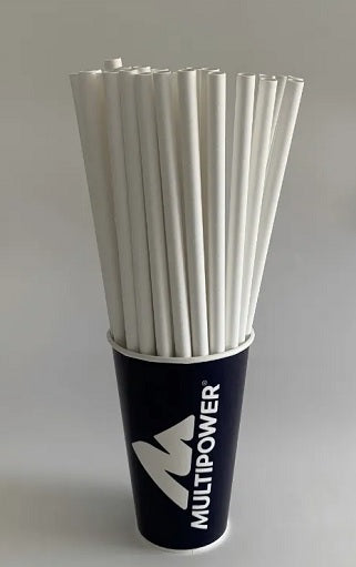 Multipower Trinkhalme Papier 500 Stück/Beutel - SHOPOUTLET24. Der Protein und Supplement Dealer