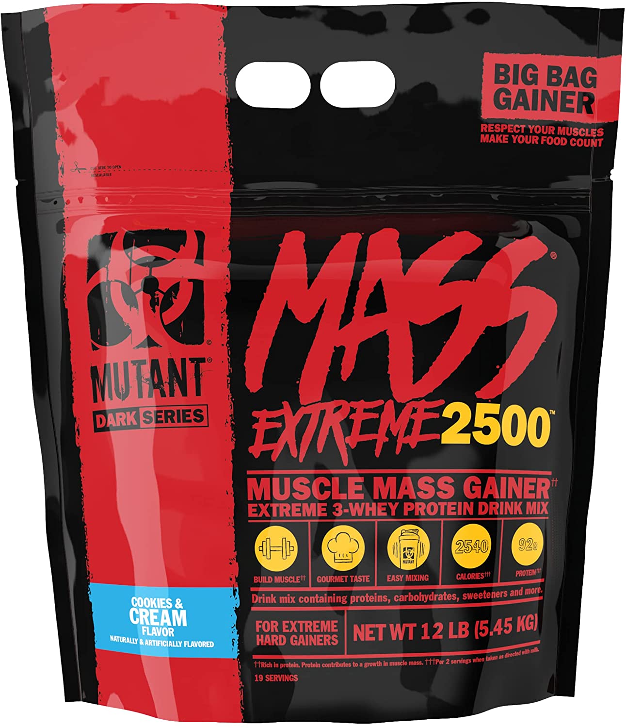 Mutant Mass XXXTREME 2500 - 5,45kg - SHOPOUTLET24. Der Protein und Supplement Dealer