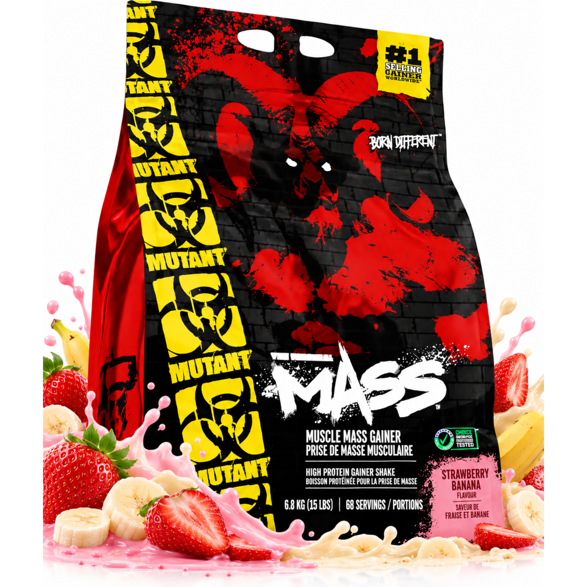 Mutant Mass - 6,8kg Strawberry/Banana