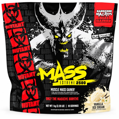 Mutant Mass EXTREME 2500 - 1000g - SHOPOUTLET24. Der Protein und Supplement Dealer