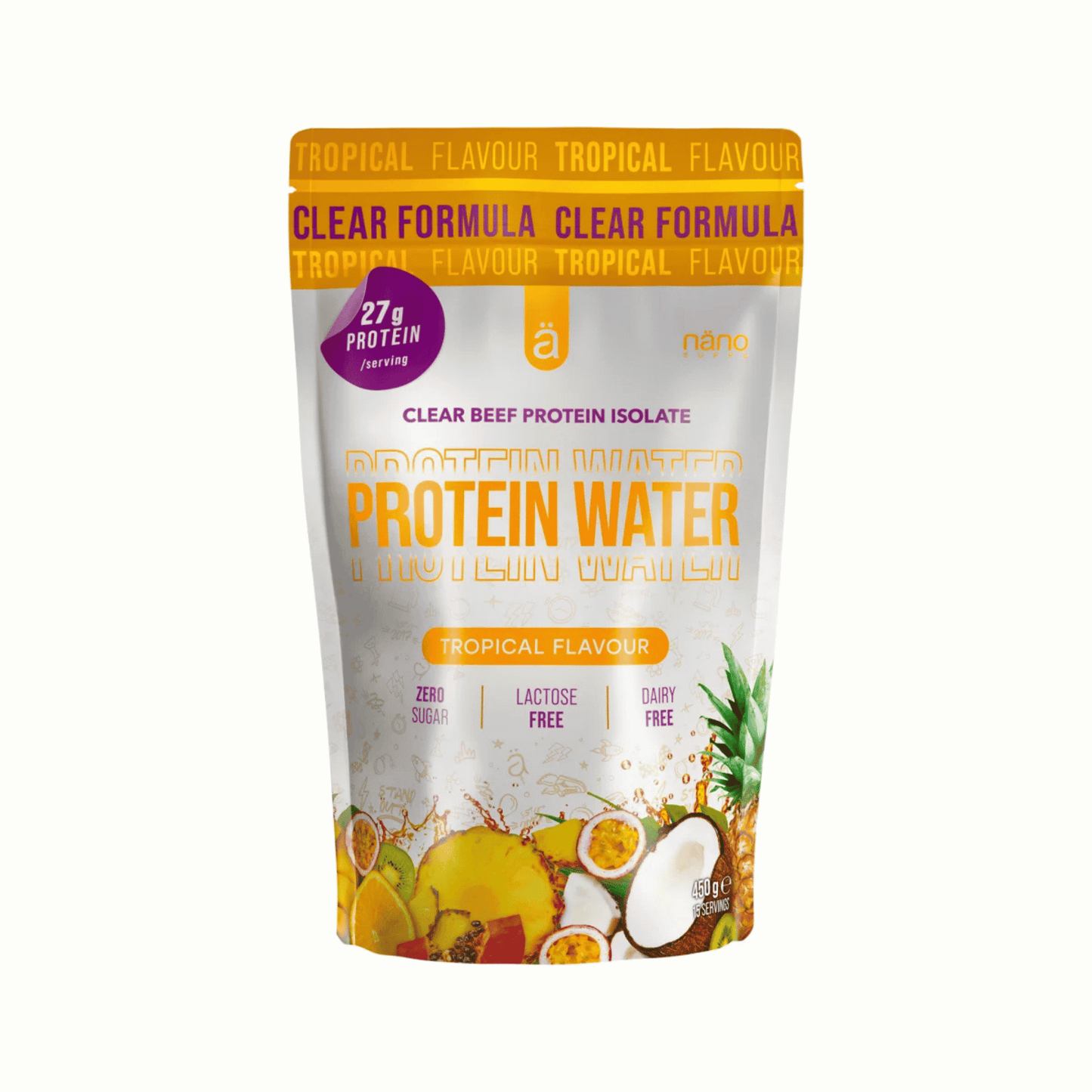 Nanosupps Protein Water Clear Beef Isolate 450g
