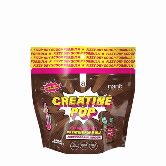Nanosupps Creatine Pop 200g - SHOPOUTLET24. Der Protein und Supplement Dealer
