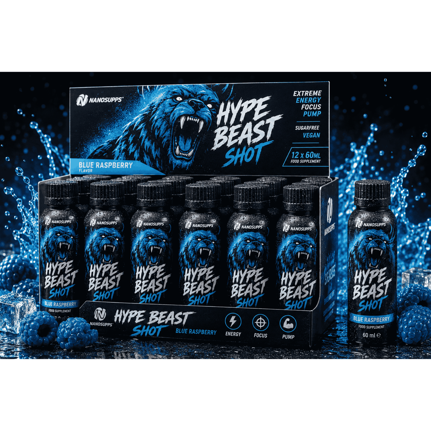 Nanosupps Hype Beast Shot 12x60ml