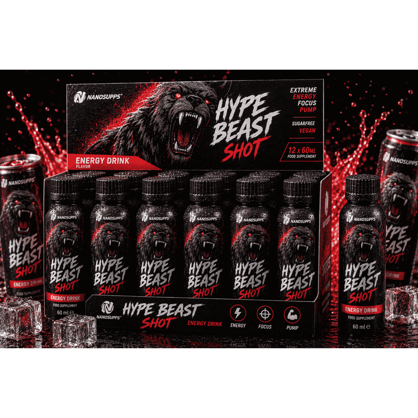 Nanosupps Hype Beast Shot 12x60ml
