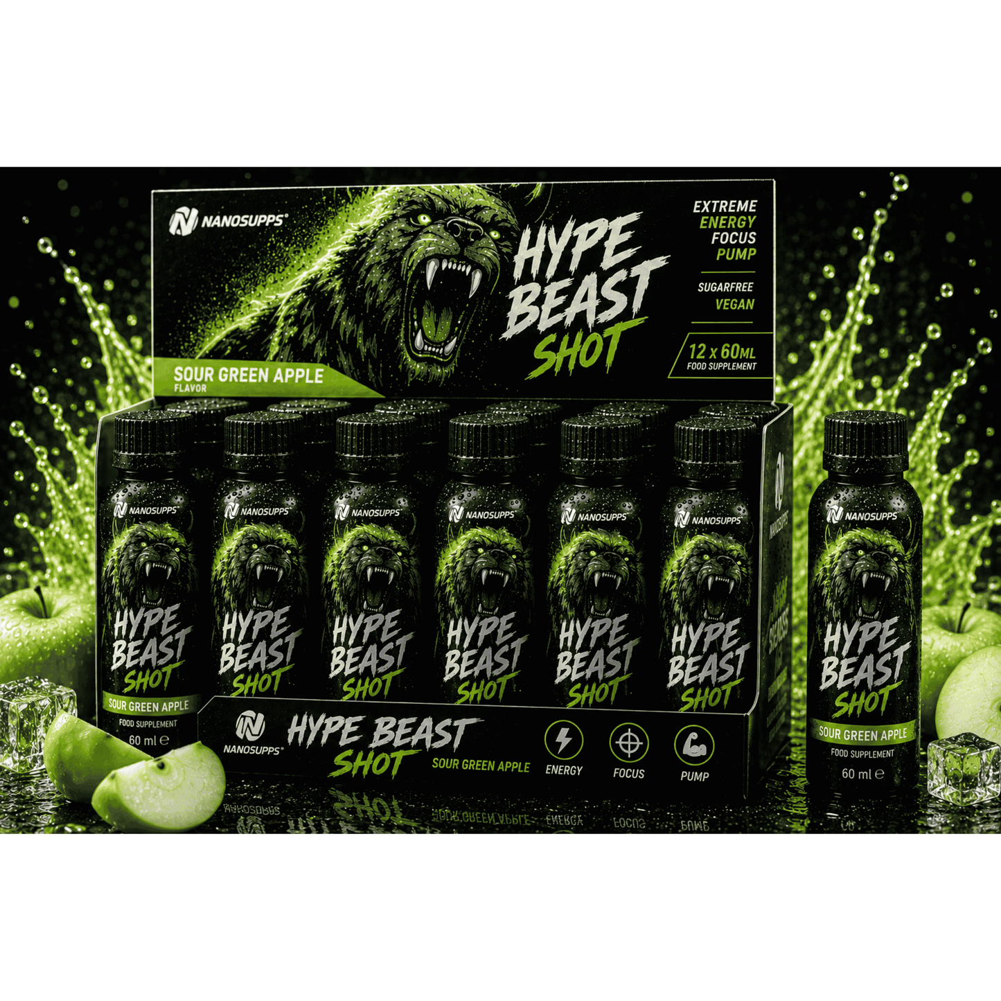 Nanosupps Hype Beast Shot 12x60ml