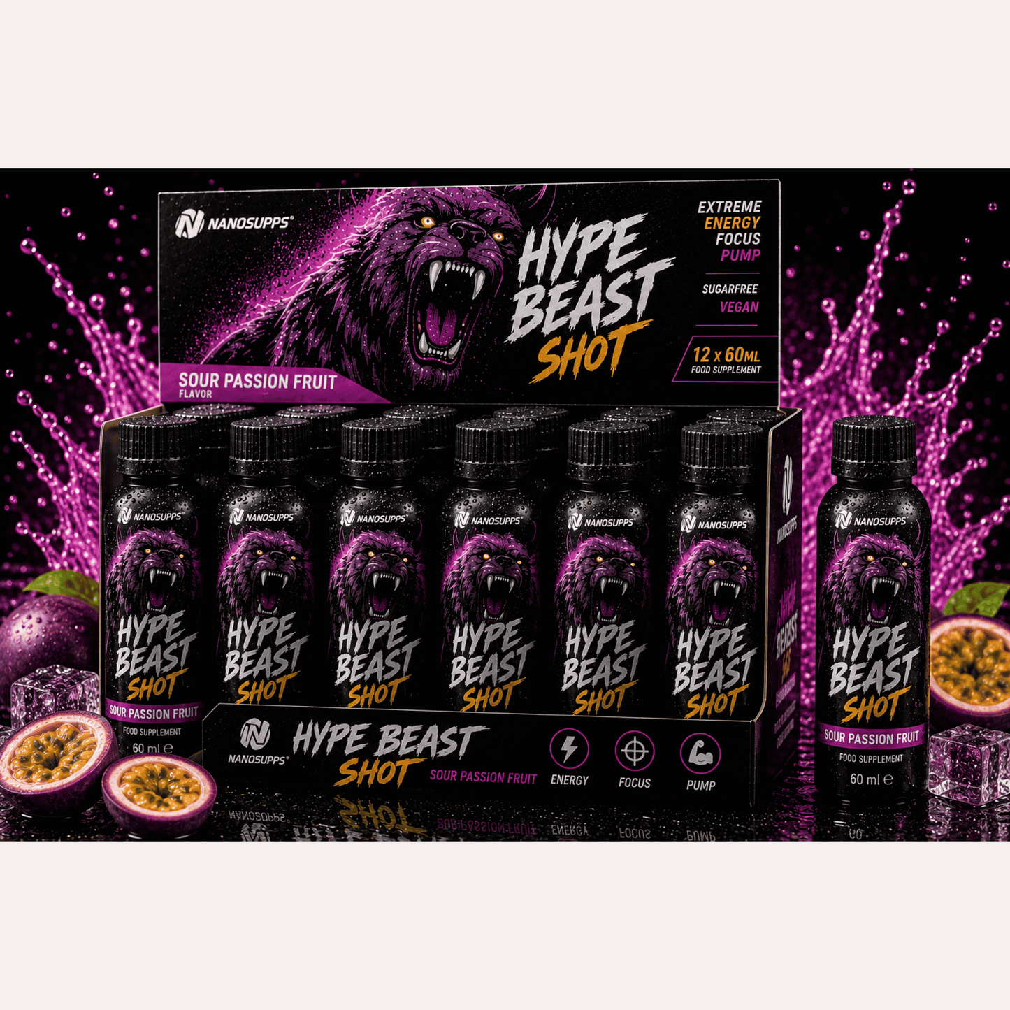 Nanosupps Hype Beast Shot 12x60ml
