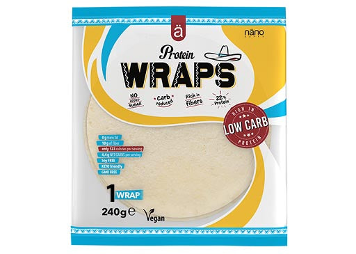 Nanosupps Protein Wraps 1x240g EINZELN - SHOPOUTLET24. Der Protein und Supplement Dealer