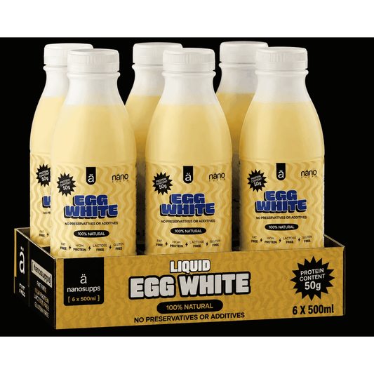 Nanosupps Liquid Egg White 6x500ml - SHOPOUTLET24. Der Protein und Supplement Dealer