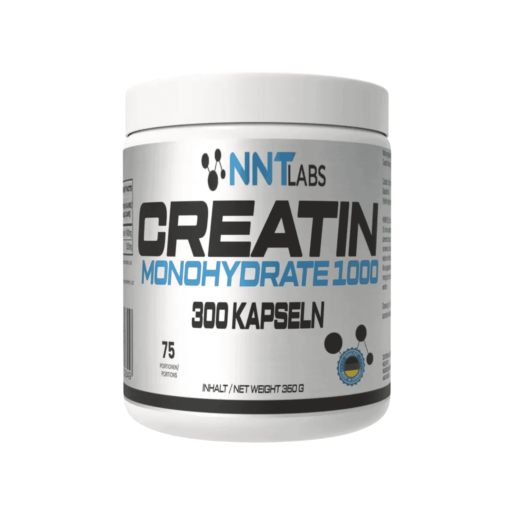 NNT Creatin 1000 mg 300 Kapseln - SHOPOUTLET24. Der Protein und Supplement Dealer