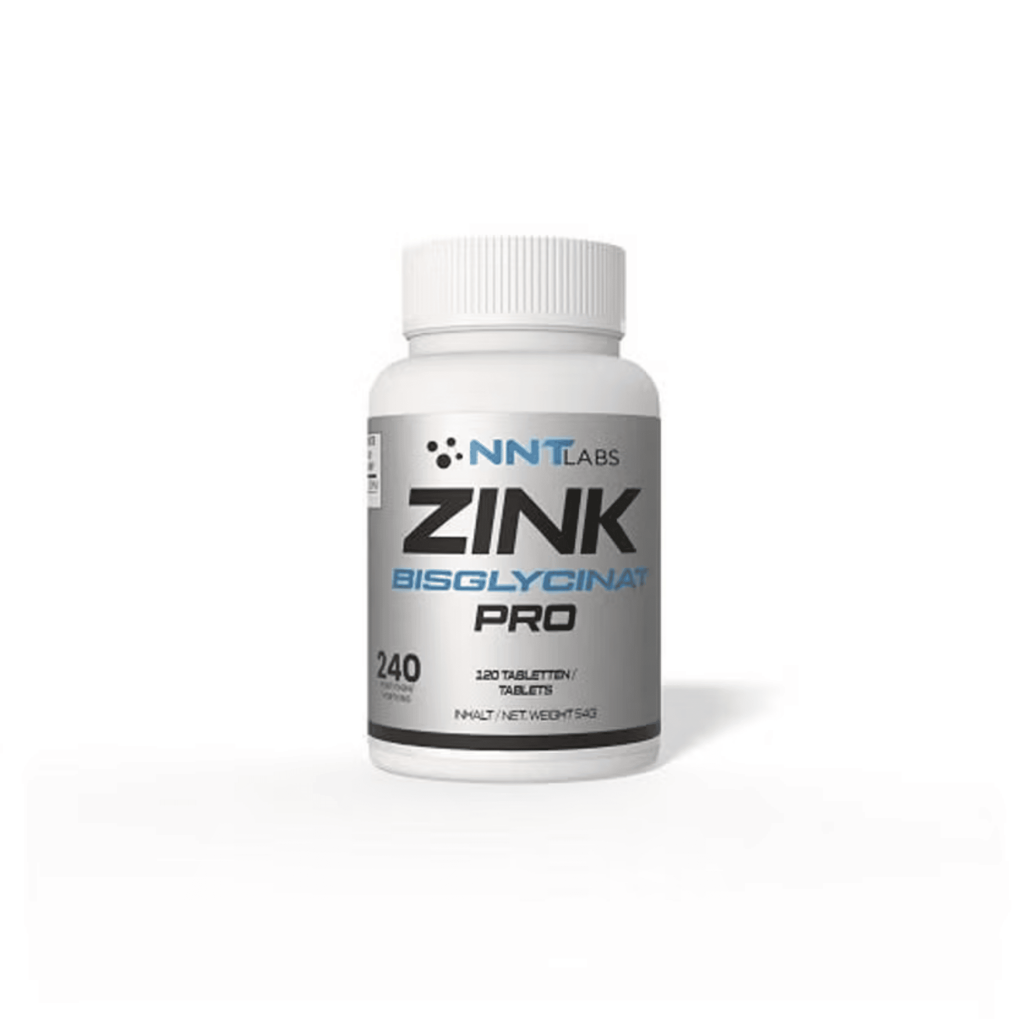 NNT Zink 50mg Bisglycinat PRO 120 Tabletten  20% GRATIS