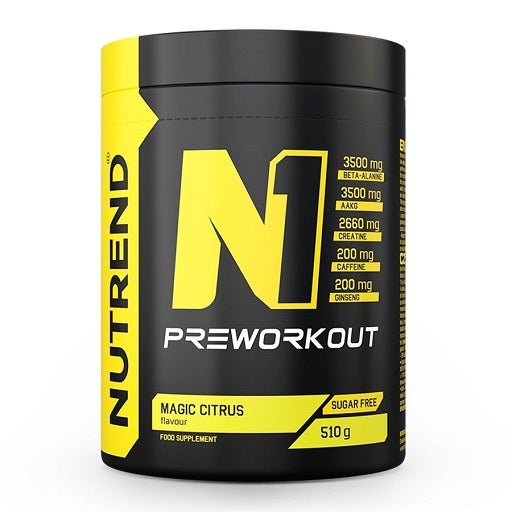 Nutrend N1 Preworkout 510g - SHOPOUTLET24. Der Protein und Supplement Dealer