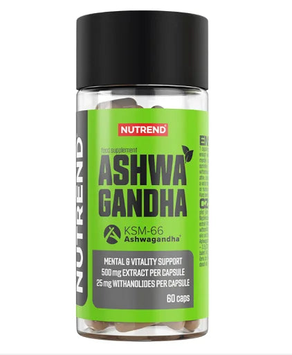 Nutrend Ashwagandha 60 Kapseln - SHOPOUTLET24. Der Protein und Supplement Dealer