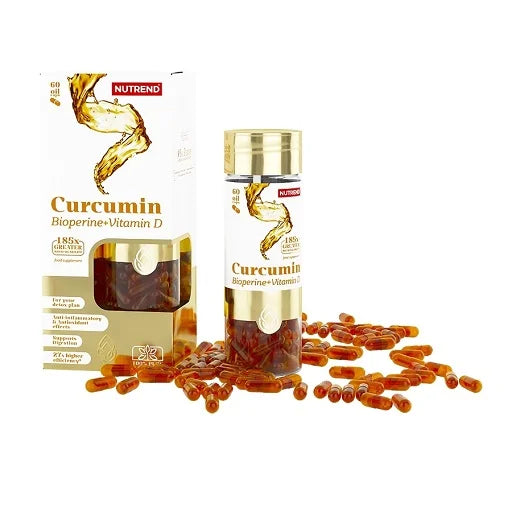 Nutrend Curcumin  Bioperine  Vitamin D, 60 Kapseln - SHOPOUTLET24. Der Protein und Supplement Dealer