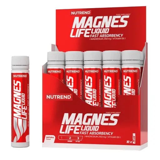 Nutrend Magneslife Shot 10x25ml - SHOPOUTLET24. Der Protein und Supplement Dealer