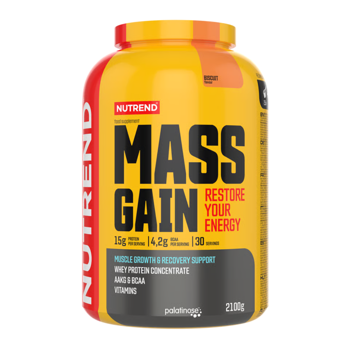 Nutrend Mass Gain 2100g - SHOPOUTLET24. Der Protein und Supplement Dealer
